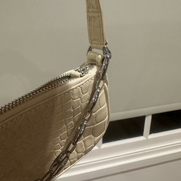 By Far Mini Rachel - Croc-Embossed Women's Bag - Picture 2 of 6